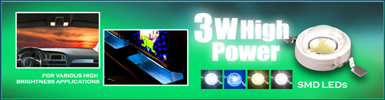 3W High Power SMD LED